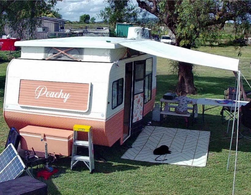 pvc caravan awning