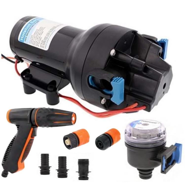 Jabsco Hotshot HD6 washdown deckwash saltwater pump kit 12v 70psi - Escaping Outdoors Australia