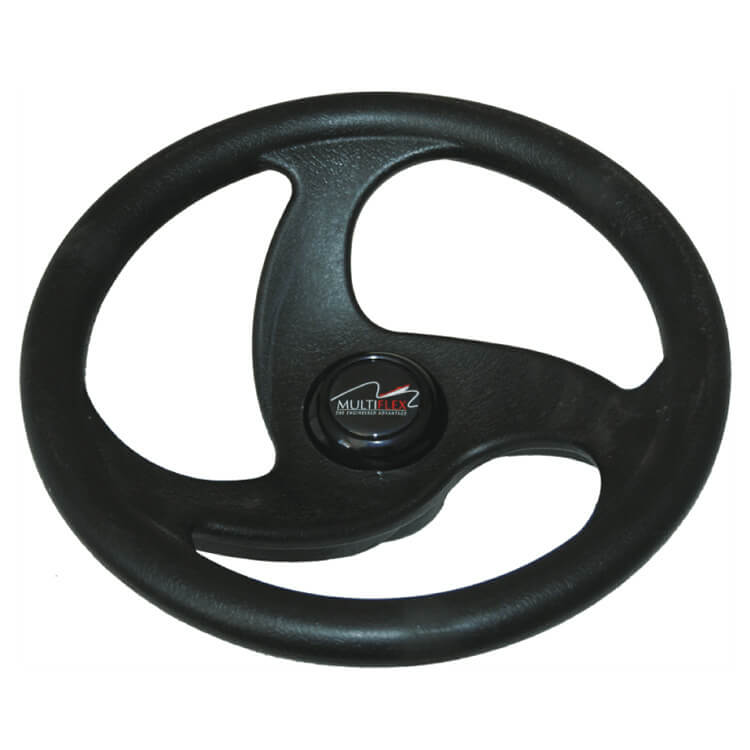 Multiflex sigma boat steering wheel 340mm 3 spoke - Escaping Outdoors