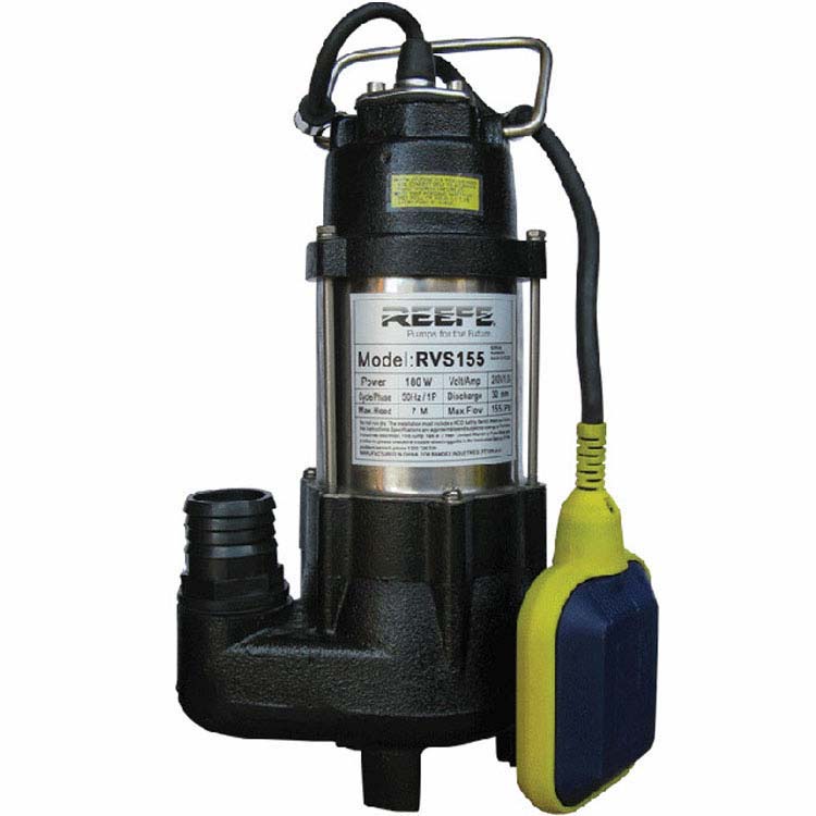 Reefe RVS155 premium vortex domestic sump pump - Escaping Outdoors