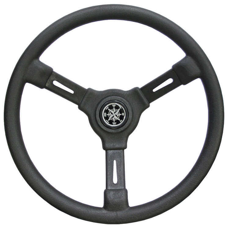 Riviera Italian power boat steering wheel 350mm - Escaping Outdoors