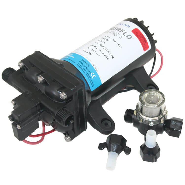 Shurflo 24v water pump caravan marine freshwater pressure pump - Escaping Outdoors