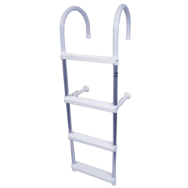 Trem anodised aluminium 4 step boat boarding ladder - Escaping Outdoors